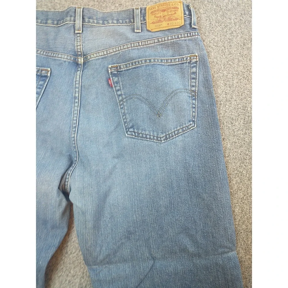 Levis 559 Relaxed Straight Jeans Mens 38x29 Blue Medium Wash Denim 100% Cotton